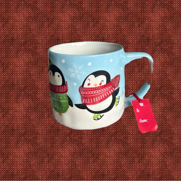 Penguin Themed Holiday Mug - Picture 2 of 4